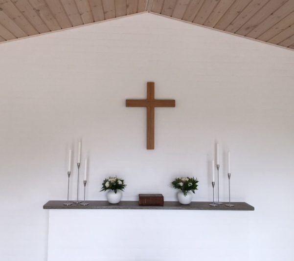 Kapellet ved Holbøl kirke er i 2016 blevet renoveret
