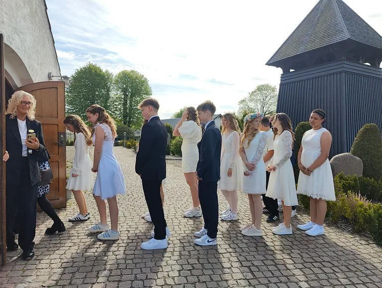 Konfirmander Holbøl Kirke